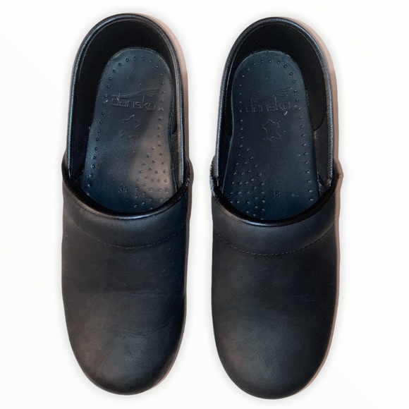 DANSKO OILED LEATHER CLOG SHOES - Picture 2 of 7